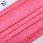 S&J Protective Pure Pink Disposable Medical Face Mask Surgical Cotton Ear Loop