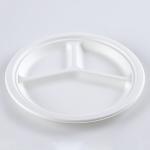 Food 3 Division Environmentally Friendly Disposable Plates , 9 Inches Compostabl