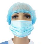 21 Inch Disposable Non Woven Cap Class I Non Woven Mob Cap Hairnet