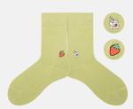 Cartoon Fruit Animals Cozy Socks Custom Logo Embroidered Socks Knitted