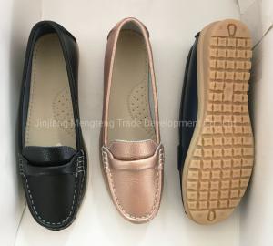 China New Style Leather Shoes Fashion Shoes Suede Leather Sneaker Shoes Casual Shoes Walking Jogging Shoes Ladies Shoes Footwear Women Shoes factory