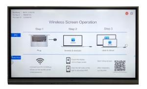 China 3840*2160P 55&quot; 500W 320cd/m2 LCD Interactive Touch Screen factory