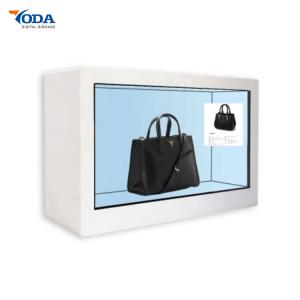 China TFT Transparent LCD Touch Screen See Through Advertising Showcase factory