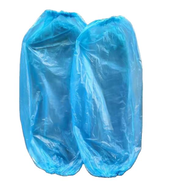 Polyethylene LDPE Disposable Protective Sleeves For Arms Blue Plastic Protective
