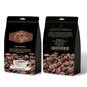 Customized Flat Bottom Coffee Packaging Bags