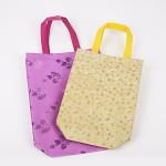 Custom Logo Printed Recycle Grocery Tote Fabric PP Nonwoven Non Woven Shopping