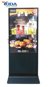 China 2K 350cd/M2 Floor Stand Advertising Digital Kiosk 8ms 55 Inch on sale
