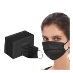 3 ply 4ply Medical Surgical Face mask Dental Black Face Mask TYPE IIR EN14683