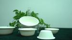 USA Market Compostable BBQ Tableware Bagasse 3 compartment Round Plate