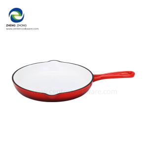 China Enamel Cast Iron Fry Pan factory