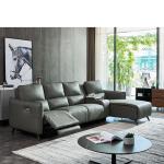 First Layer Cowhide Sofa Living Room Leather Art Intelligent Italian Furniture