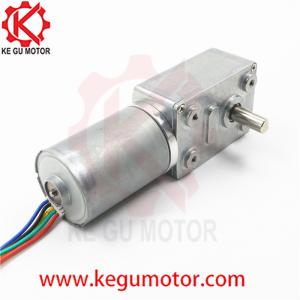China 32mm brushless Worm Gear Motor 6v 12V 12 Volt 24v Reduction Gearbox Motor for vending machines factory