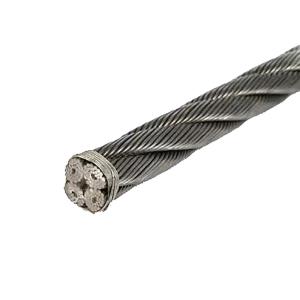 China Non-Alloy 4xV39 5FC Eeips Steel Wire Rope for Marine Engineering Ship Crane Type 316 factory