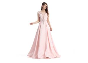 China A - Line Evening Arabic Dresses , Pageant Arabic Style Wedding Dresses factory