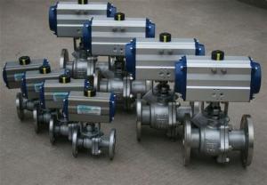 China Ball Valves Electric Valve Actuator AT / GT Series And Aluminum Alloy Cylinder Block factory