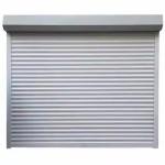 Silver Aluminium Roller Shutter Door frame Commercial Rolling Door Ventilated
