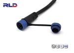 Male Female PA66 Waterproof Cable Connector For Indoor Outdoor Lights