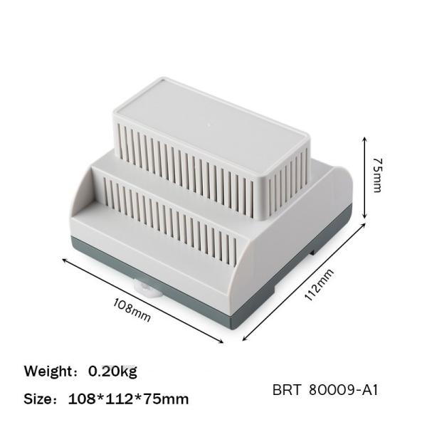 108*112*75mm Fireproof Din Rail Enclosure For Industry Instrument Enclosure