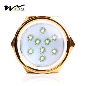China 6000K LED Marine Lights Rgb Drain Plug Light Daylight Alert 2700lm factory