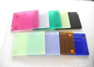 China Bathroom Euro Grey Float Tempered Glass Sheets Fire Resistant Shockproof factory