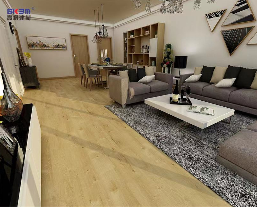 Elegant Oak 4mm SPC Flooring Living Room GKBM Greenpy SY-W1003