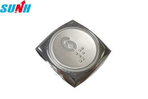 China DC24V DC12V Push Button Control Switch / White Braille Elevator Buttons factory