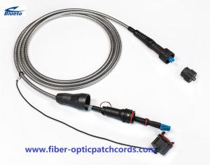 China Waterproof FTTA Fiber Optic Patch Cord Armored Fullaxs To ODVA LC 2 core factory