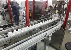 China Cosmetic Packaging Equipment , Cosmetic Bottle Filling Machine Compact Structure factory