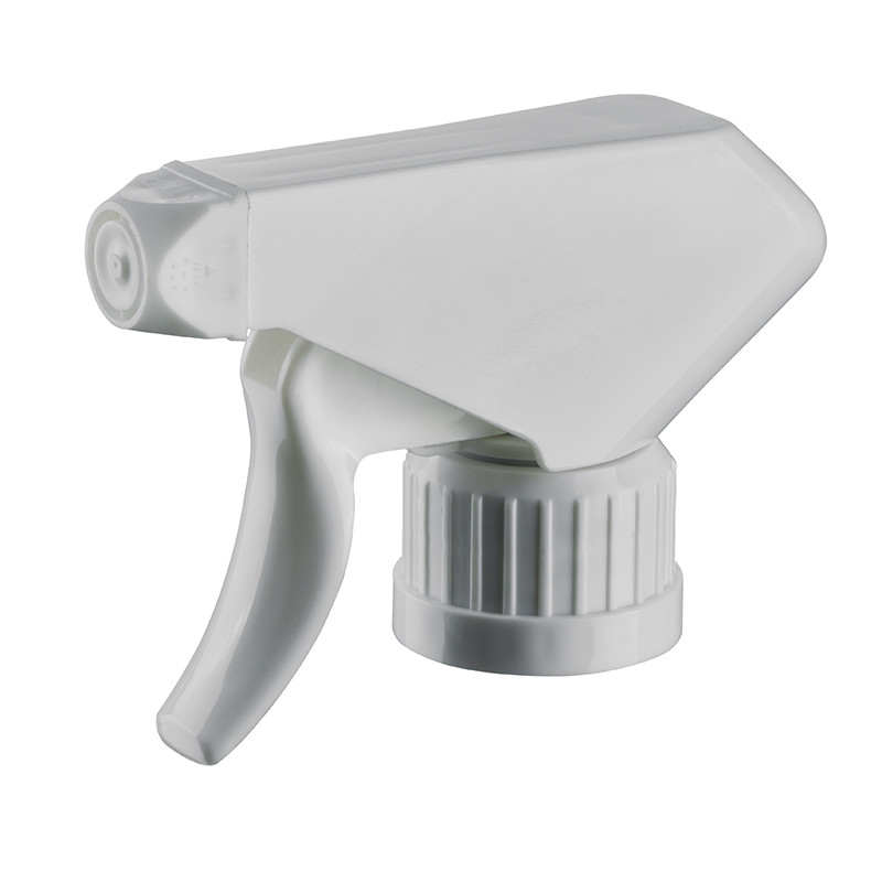 28-400 White Pp Plastic Trigger Sprayer Nozzles Tops For 32 Oz Bottles Square Head