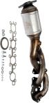 Lexus LS460 Passenger Side Catalytic Converter With Exhaust Manifold 2007-17 4