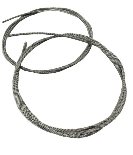 Stainless Steel Grade 6x36 Wire Rope Hoist 50mm Marine Cable with Galvanized