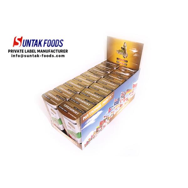 Xylitol Mint Sour Fruit Lemon Flavored Candy Sugar Free With Embossed Logo