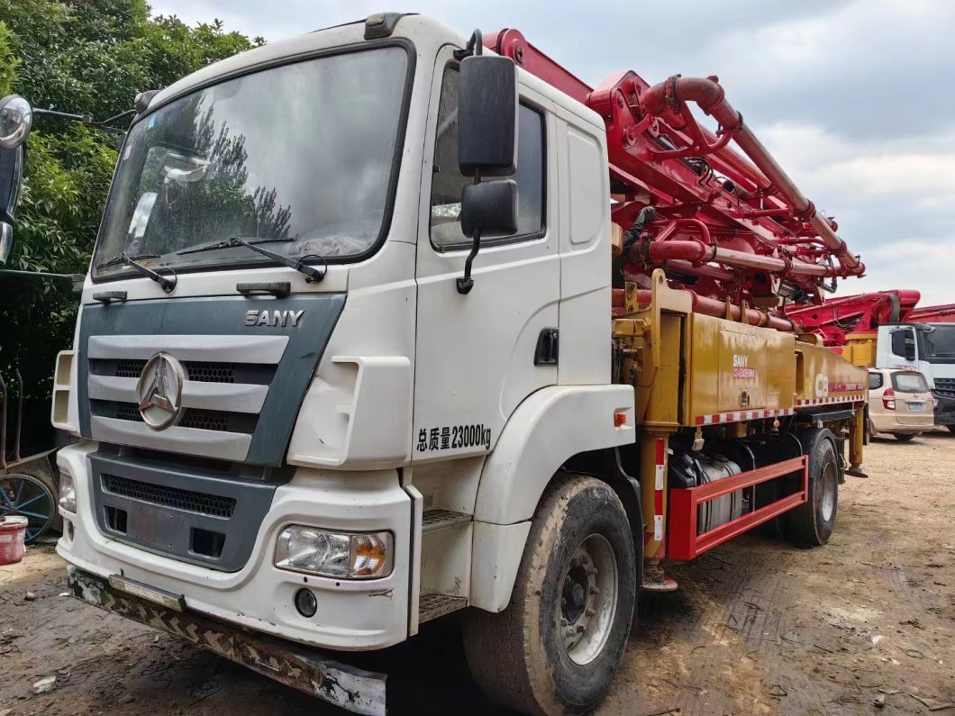 Produced in 2020 Truck Mounted Pump 37m Used Concrete Pump Truck Heavy Equipment Concrete Boom Pump