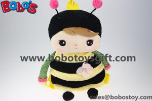 China 19.6&quot;Children's Cartoon Plush Backpack Backpack Bees Modelling for Kindergarten Pupils factory