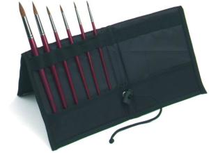 China 16 * 34cm Paint Brush Wallet Artist Portfolio Case For Air Painters factory