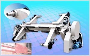 China Electrical Shaftless Mill Roll Stand, to support Two Kraft Paper Reel, Paper Car and Track Rail as option factory