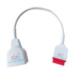 0.35m TPU IBP Adapter Cable 11 Pin Dual Socket Adapter Compatible GE Marquette