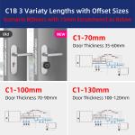 New Design Secure And Convenience Digital Smart Cylinder Door Lock