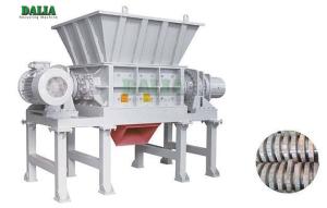 China PLC Control Double Shaft Plastic Shredder Machine With Hard Knife For Waste Films factory