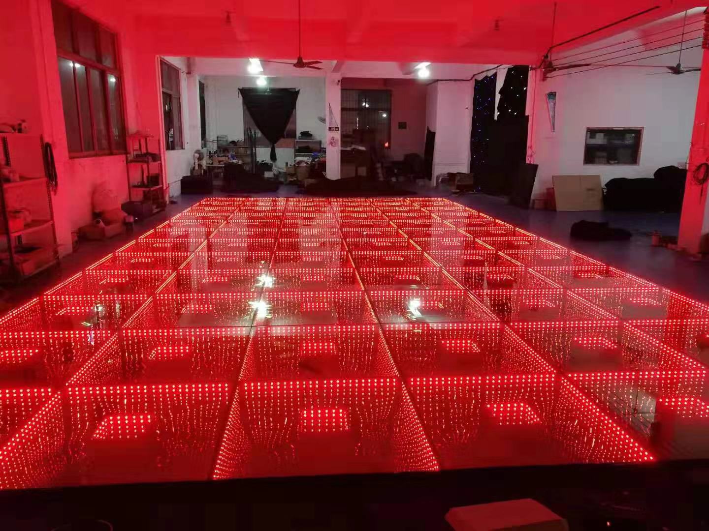LED Light Source Double Tunnel Dance Floor for Big Events Wedding Stage Club Show