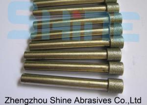 China Internal Cbn Diamond Grinding Pins 10mm Shank Electroplated Diamond Tools factory