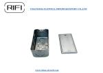 ISO Steel Metal Handy Box Silver Color With Raised Ground Screw