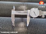 HFW Serrated Finned Tube ASTM A312 TP304H With Stainless Steel Fins For Heater