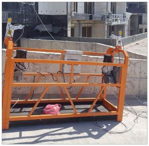 China Indonesia aluminium 6 meters ZLP630 temporary gondola for building cleaning factory