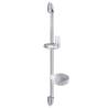 Buy cheap stainless wall mount shower sliding bar set rainshower pipe chromed soap dish from wholesalers