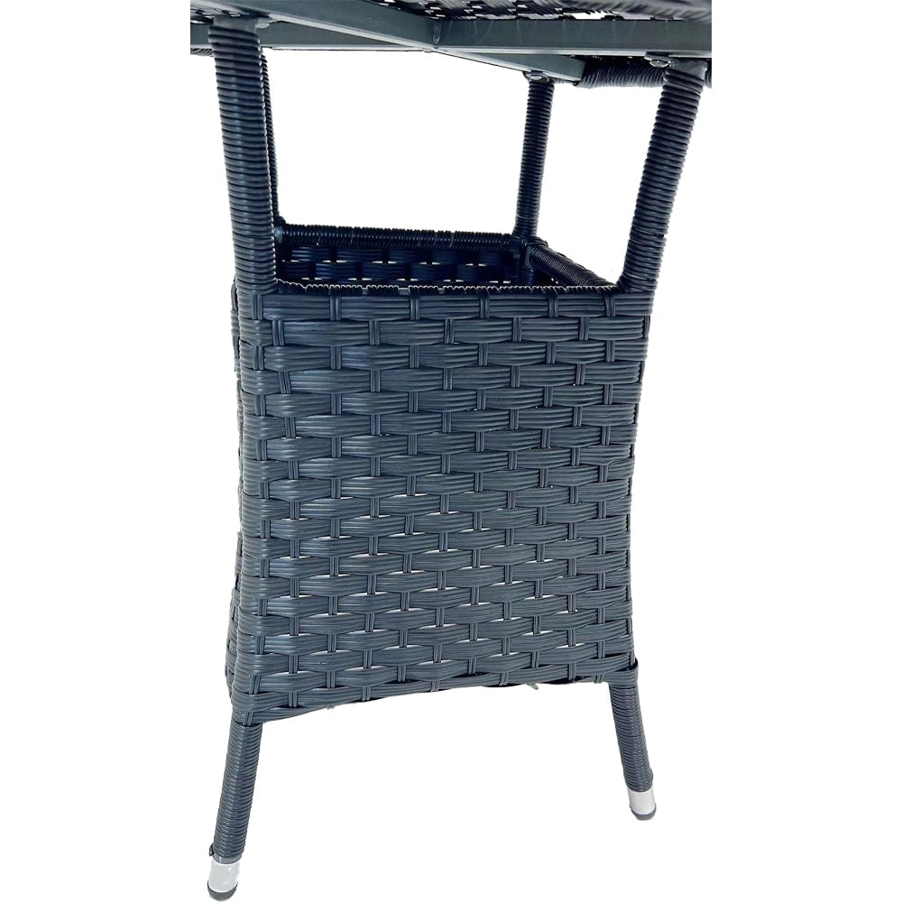 Modern Outdoor Furniture AJUNION 2 Seater Wicker Rattan Chat Furniture Resistant to UV