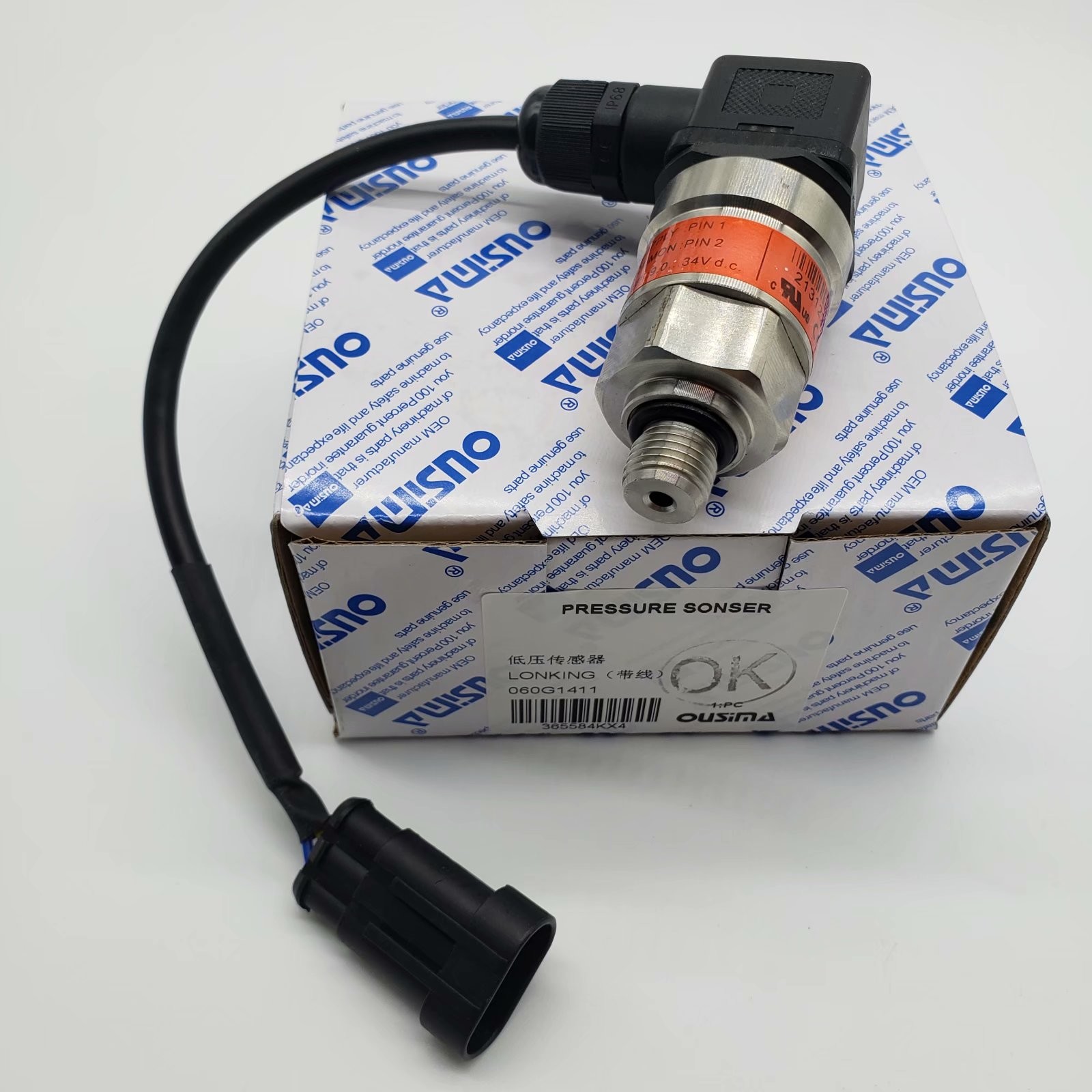 OUSIMA 060G1411 Pressure Transmitters For LONKING Excavator Spare Parts