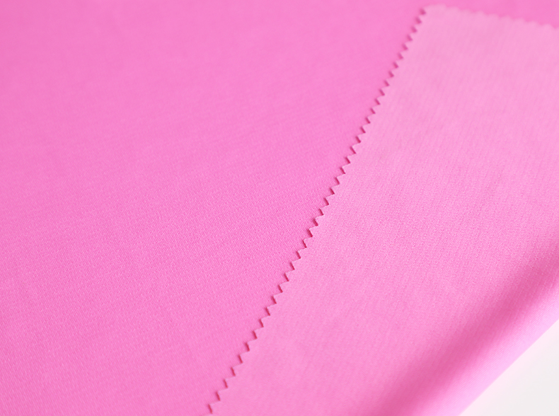 T Shirt Single Knit Cotton Fabric 100gsm Pink Plain