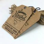White Velvet Leather Gift Tags Custom Apparel Tags Printed Clothing Labels