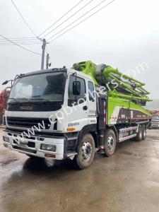 China 2013 Zoomlion 52m Concrete Boom Pump Truck Mounted Pump ZLJ5417THBSE 40500kgs for Building factory